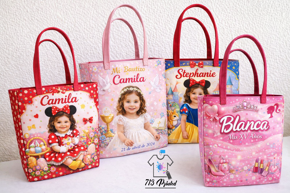 Bolsa Personalizada para Cualquier Ocasión – Imprime Tu Diseño, Foto o Nombre