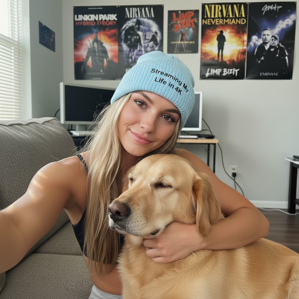 Custom Mood Beanie – 50% Recycled, 100% You