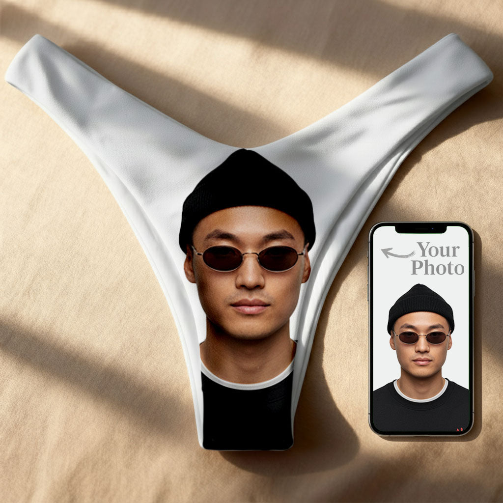Personalized Bikini Thong – Seamless Double Layer – Made to Order