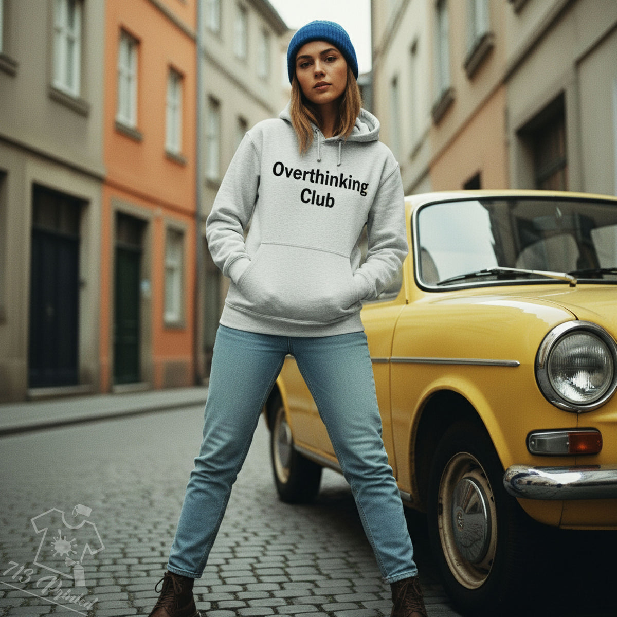 Personalized Embroidered Hoddie – Choose Your Text & 20 Unique Fonts | Cozy Custom Hoodie Gift