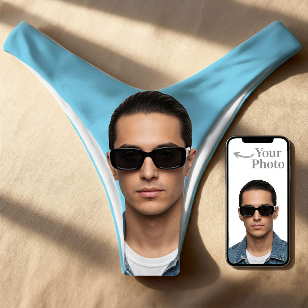 Personalized Bikini Thong – Seamless Double Layer – Made to Order